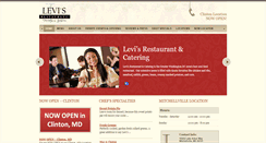 Desktop Screenshot of levisrestaurant.com